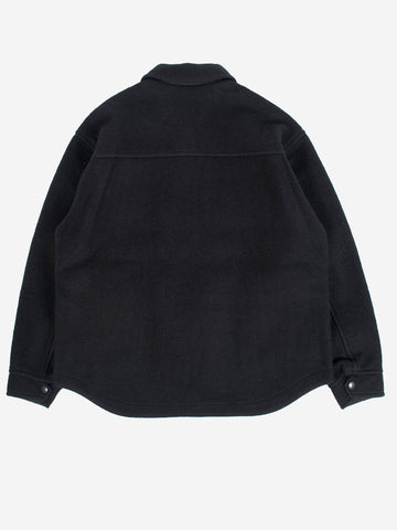 AND WANDER Giacca in misto lana 041 con zip Nero