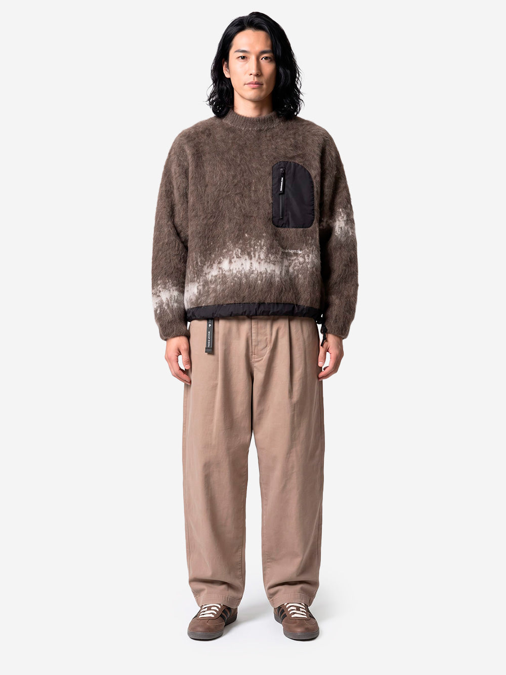 AND WANDER Pantaloni Moleskin 108 grigio chiaro Grigio chiaro Urbanstaroma