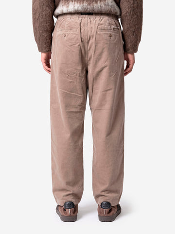 AND WANDER Pantaloni Moleskin 108 grigio chiaro Grigio chiaro