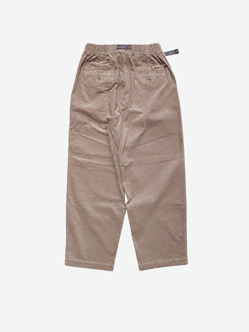AND WANDER Pantaloni Moleskin 108 grigio chiaro Grigio chiaro Urbanstaroma