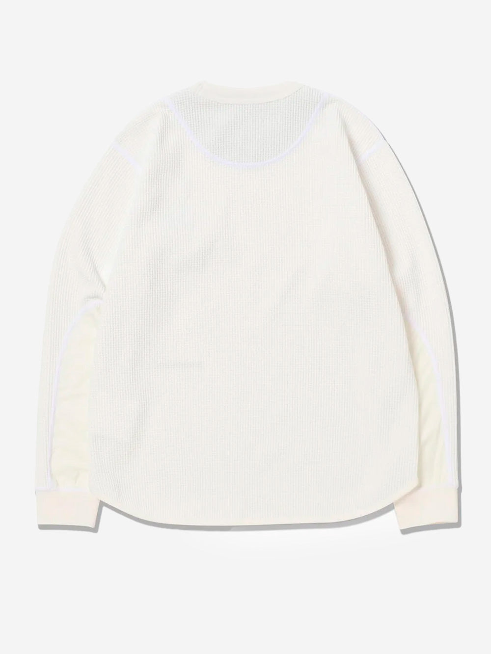 AND WANDER Tee a maniche lunghe waffle bianca Naturale Urbanstaroma