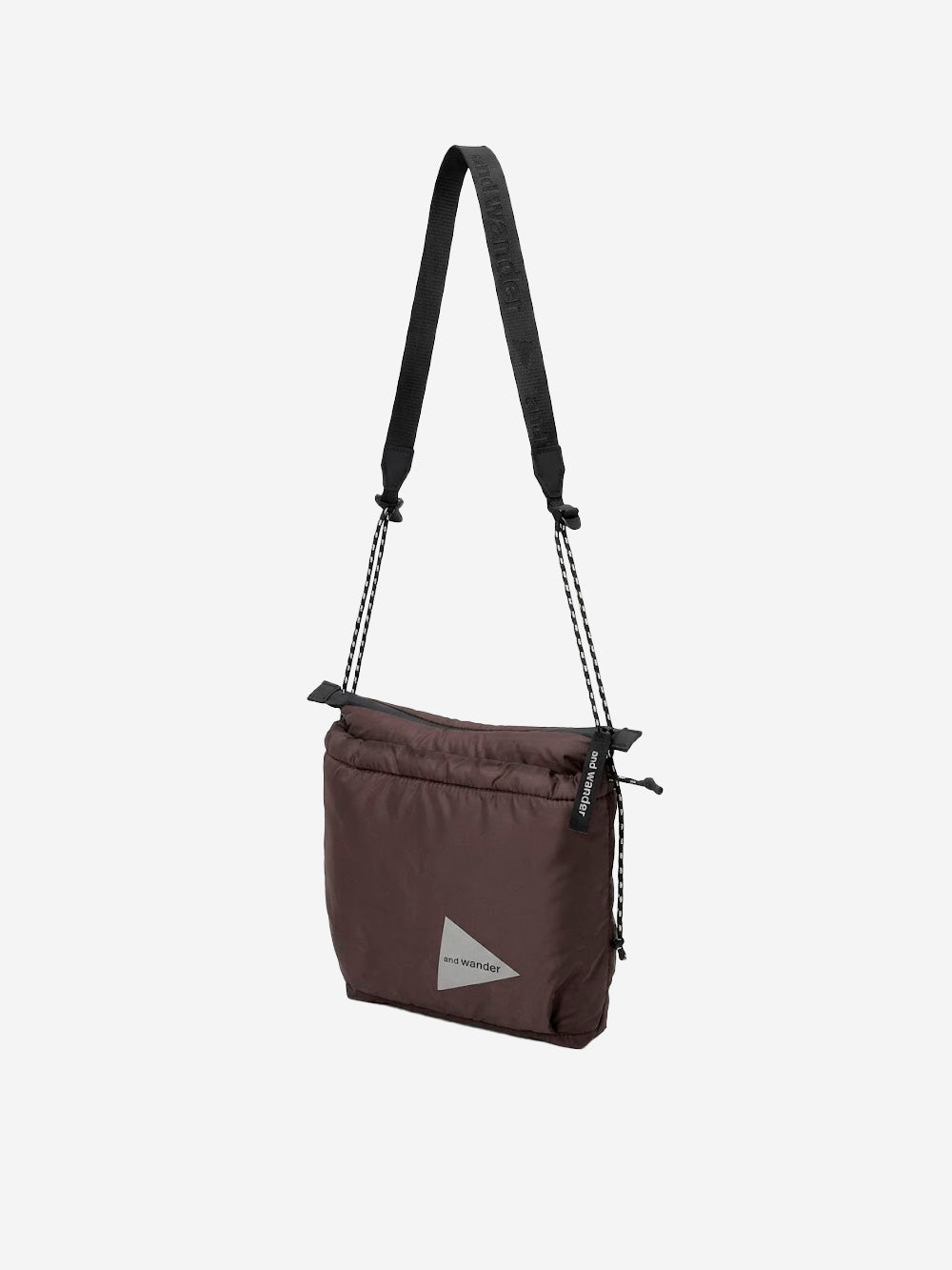 AND WANDER Borsa a tracolla 148 Puffer Mini Ripstop marrone Tortora Urbanstaroma