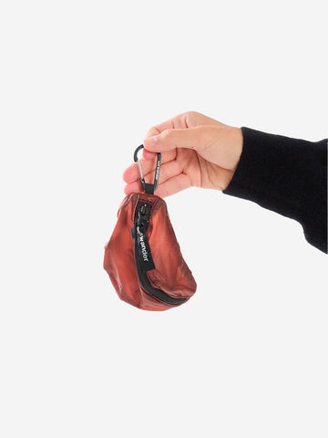 AND WANDER Mini pouch in silnylon Bordeau