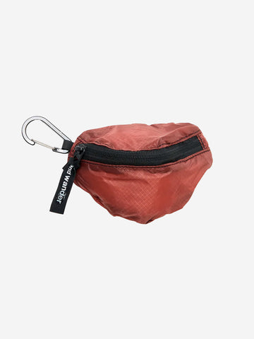 AND WANDER Mini pouch in silnylon Bordeau