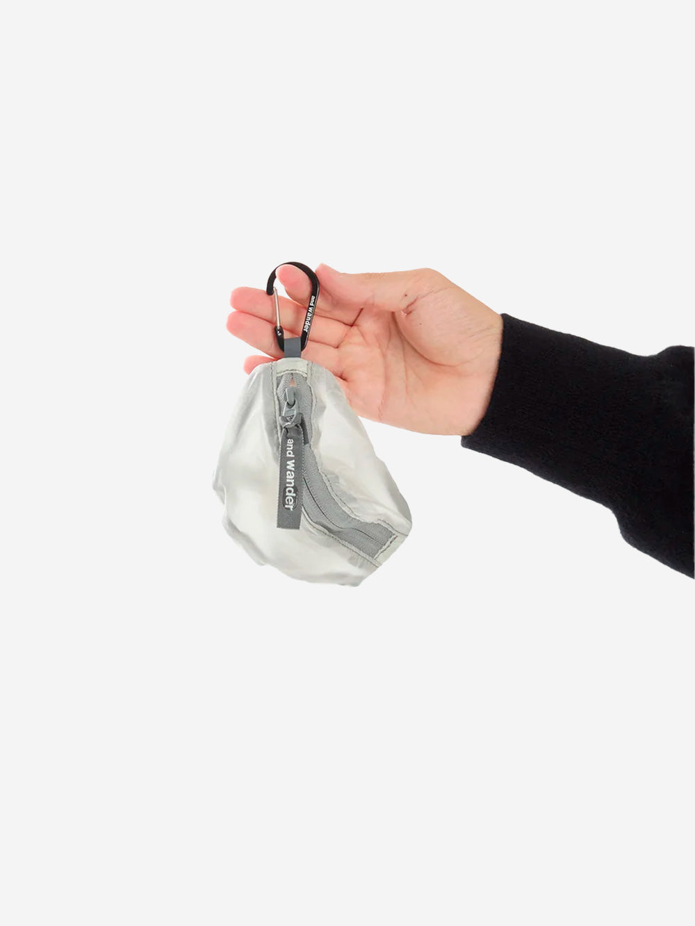 AND WANDER Mini pouch bianca in silnylon Grigio Urbanstaroma
