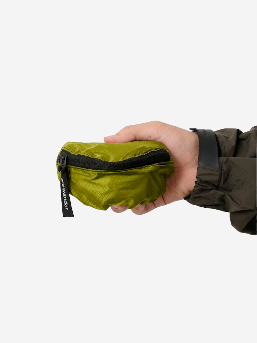 AND WANDER Mini pouch verde in silnylon Verde Urbanstaroma