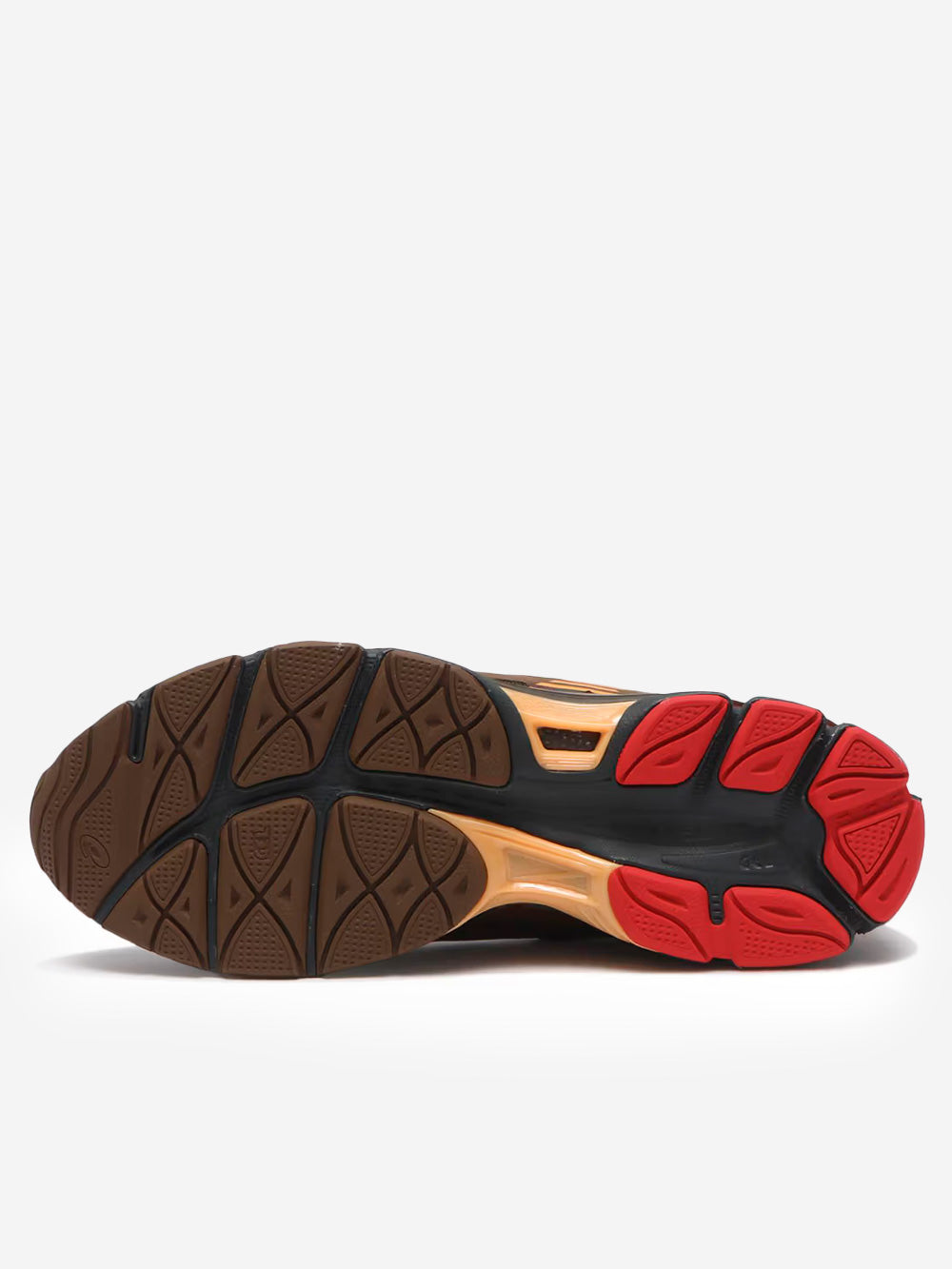 ASICS US8-S GEL-SJ33 Kiko Kostadinov Studio 'Black Coffee Orange Lily' Marrone arancio Urbanstaroma
