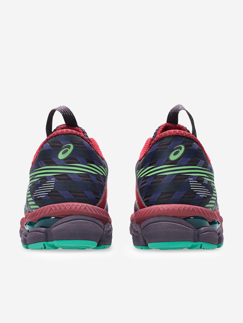 ASICS US8-S GEL-SJ33 Kiko Kostadinov Studio 'Deep Plum Fresh Grass' Multicolor Urbanstaroma