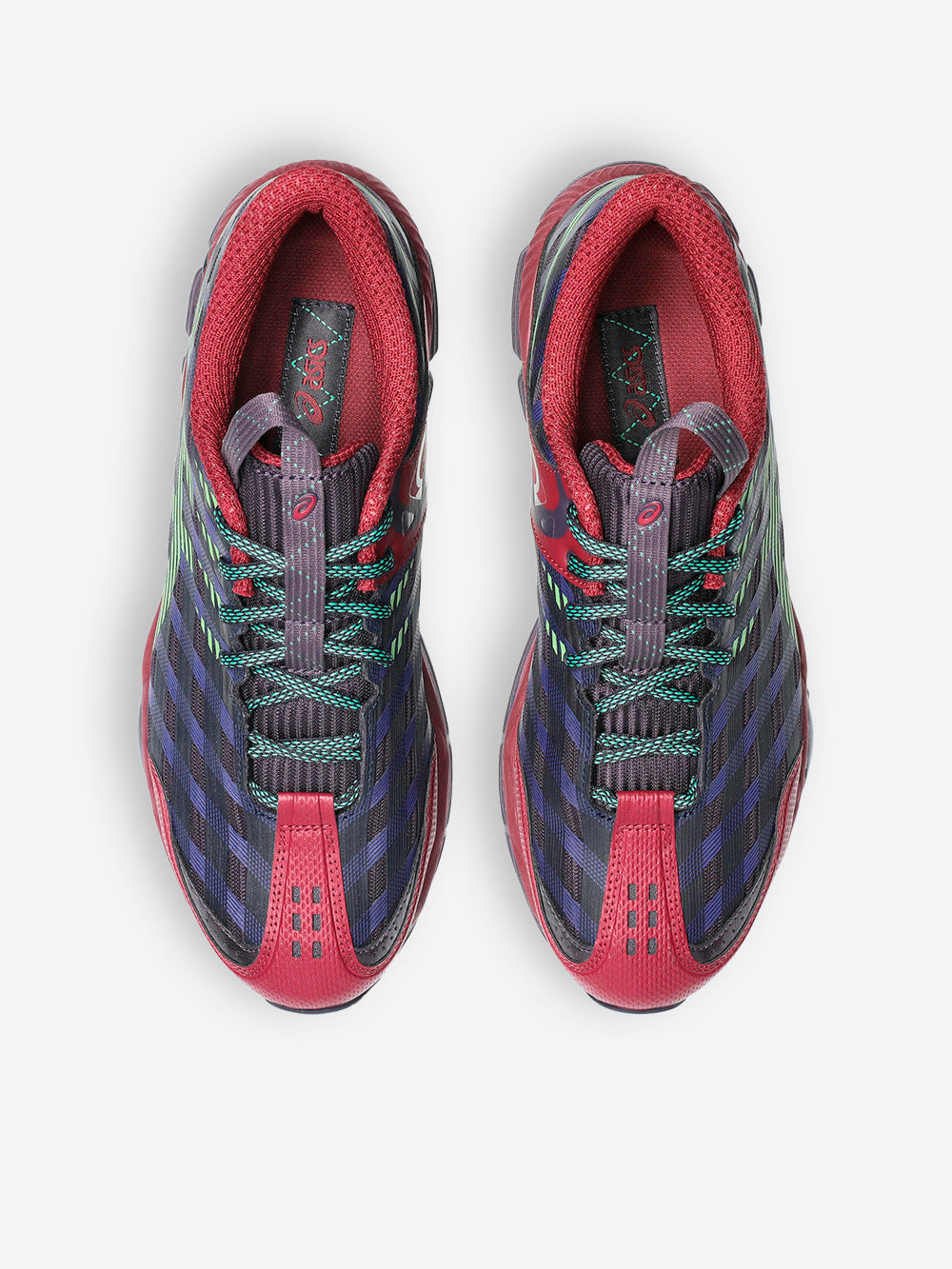 ASICS US8-S GEL-SJ33 Kiko Kostadinov Studio 'Deep Plum Fresh Grass' Multicolor Urbanstaroma
