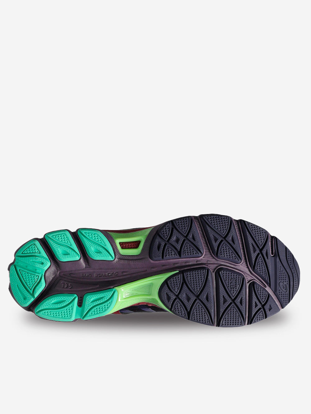 ASICS US8-S GEL-SJ33 Kiko Kostadinov Studio 'Deep Plum Fresh Grass' Multicolor Urbanstaroma