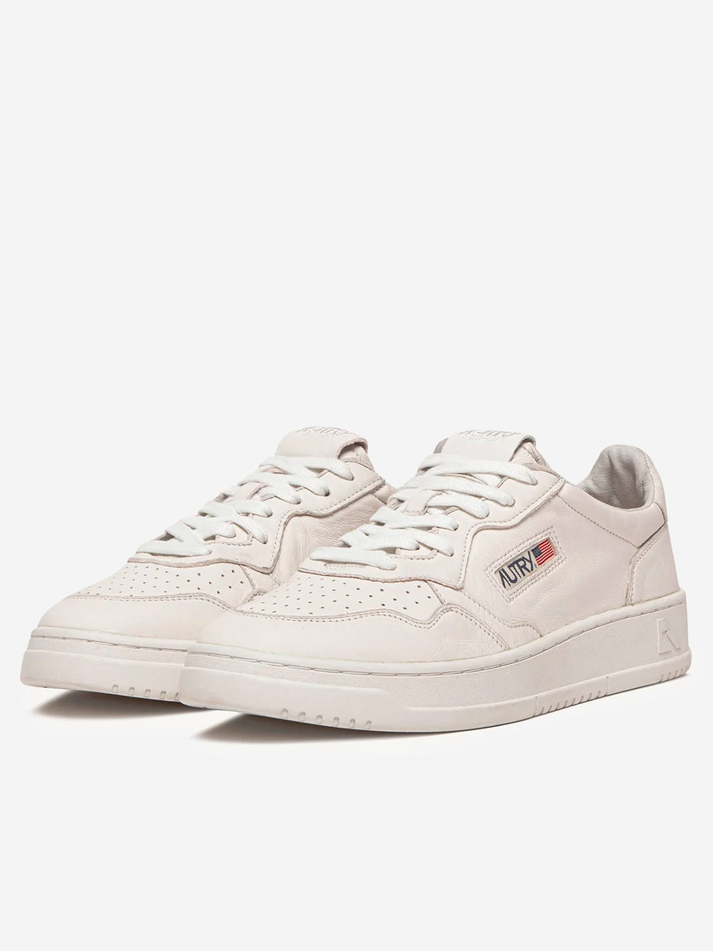 AUTRY M Medalist Low in nappa super soft bianco ottico Bianco Urbanstaroma