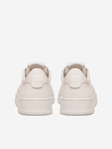 AUTRY M Medalist Low in nappa super soft bianco ottico Bianco