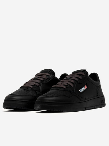AUTRY M Medalist Low in pelle nera Nero