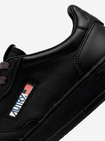 AUTRY M Medalist Low in pelle nera Nero