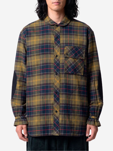BARBOUR X NORBIT Barbour x Norbit Tartan shirt Blu giallo