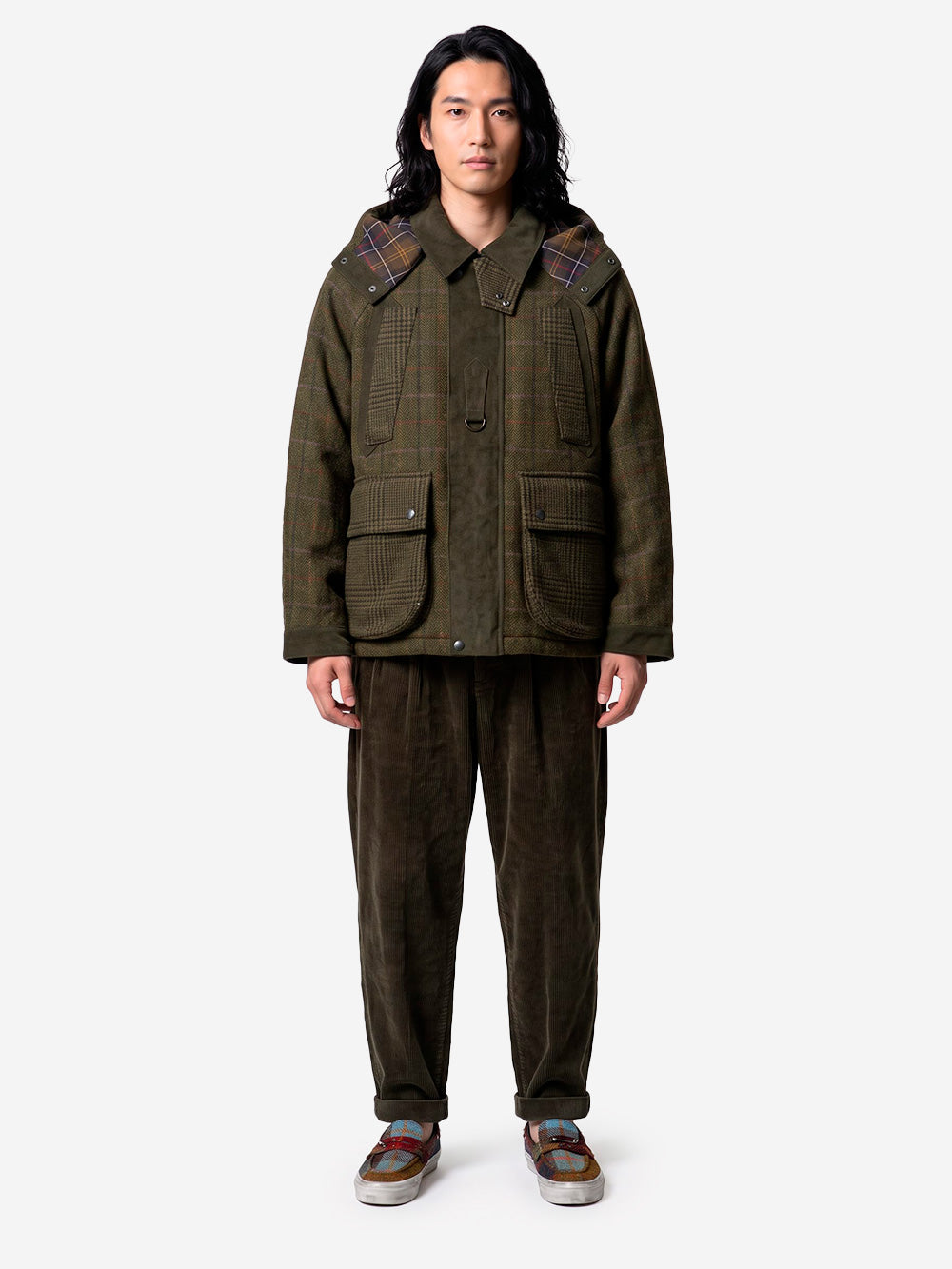 BARBOUR X NORBIT Wool Jacket Verde Urbanstaroma