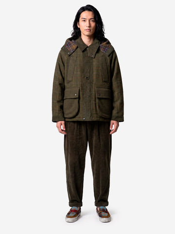 BARBOUR X NORBIT Wool Jacket Verde