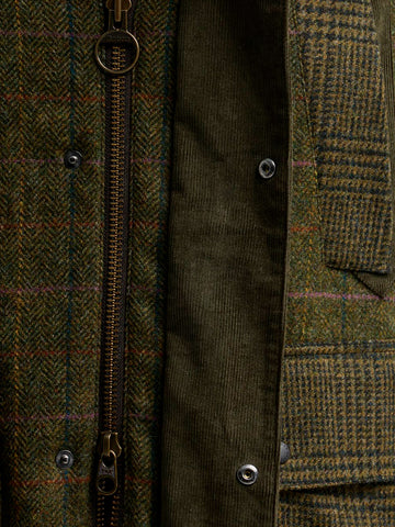 BARBOUR X NORBIT Wool Jacket Verde