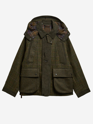 BARBOUR X NORBIT Wool Jacket Verde