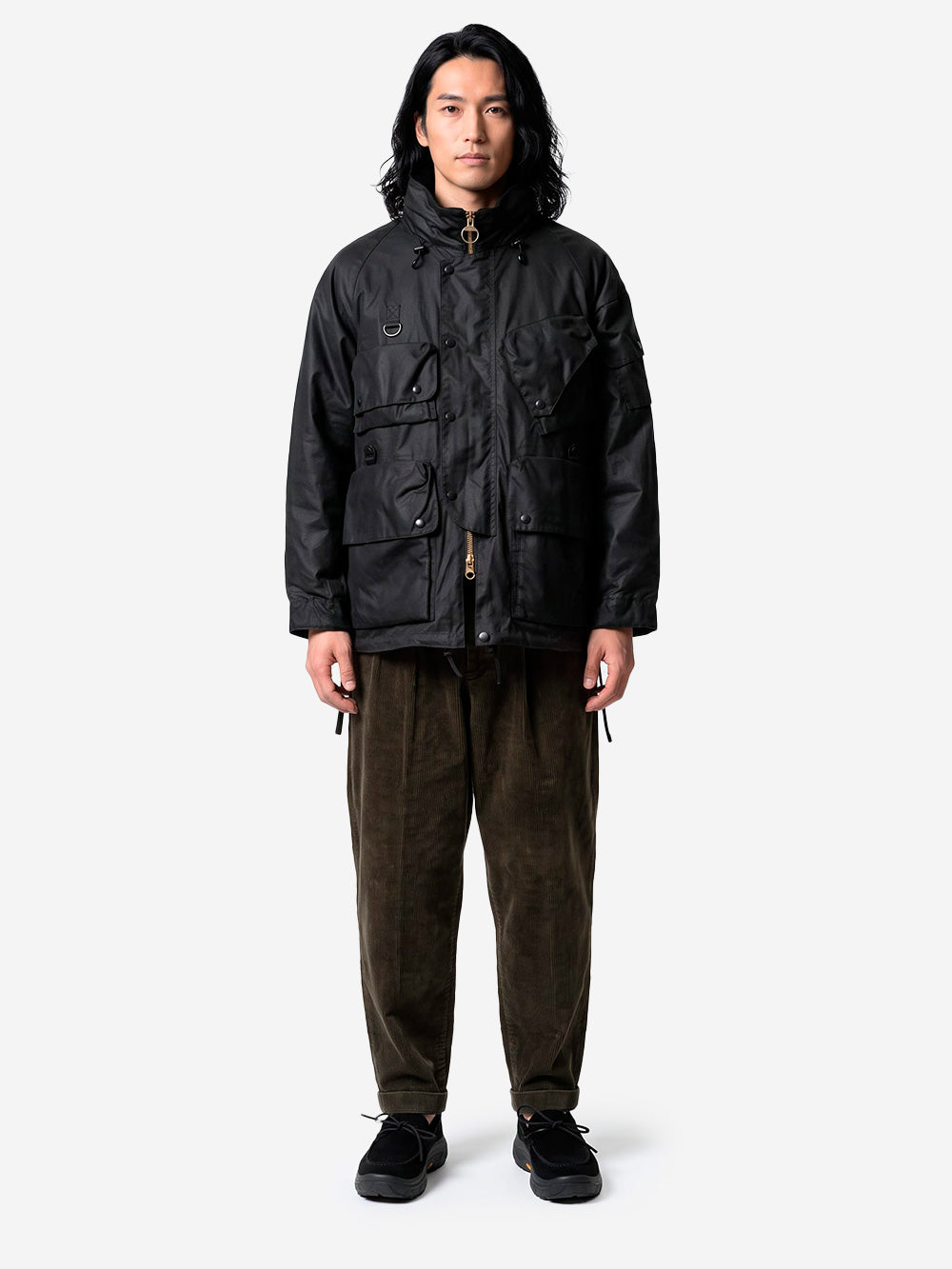 BARBOUR X NORBIT Ripstop Wax Jacket Nera Urbanstaroma