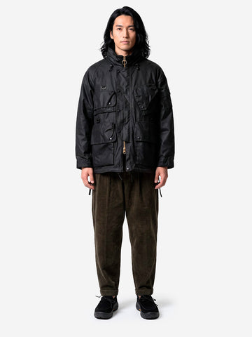 BARBOUR X NORBIT Ripstop Wax Jacket Nera