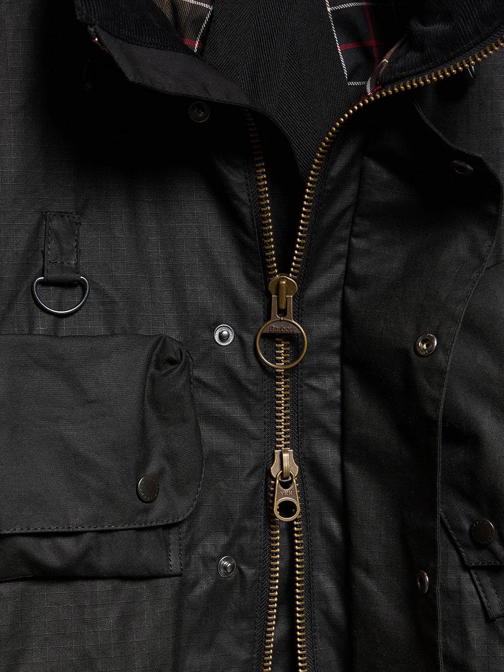 BARBOUR X NORBIT Ripstop Wax Jacket Nera Urbanstaroma