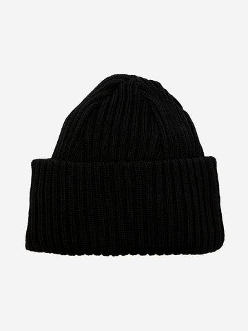 BATONER Berretto 'Solid Wool' nero Nero