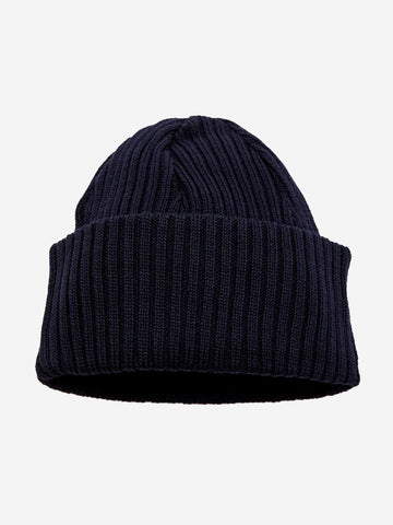 BATONER Berretto 'Solid Wool' blu Blu scuro