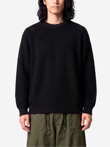 BATONER Signature Crew Neck maglione nero Nero