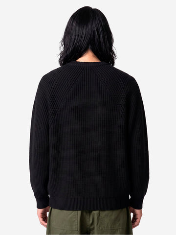 BATONER Signature Crew Neck maglione nero Nero