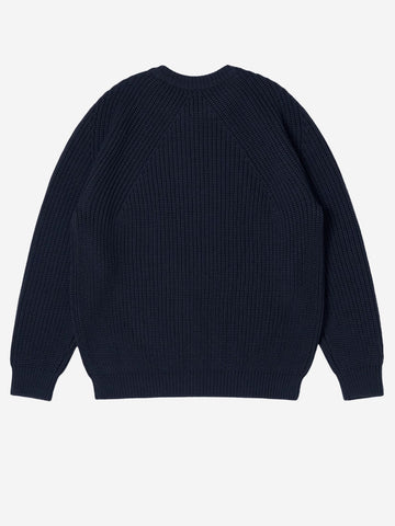 BATONER Signature Crew Neck maglione navy Blu scuro