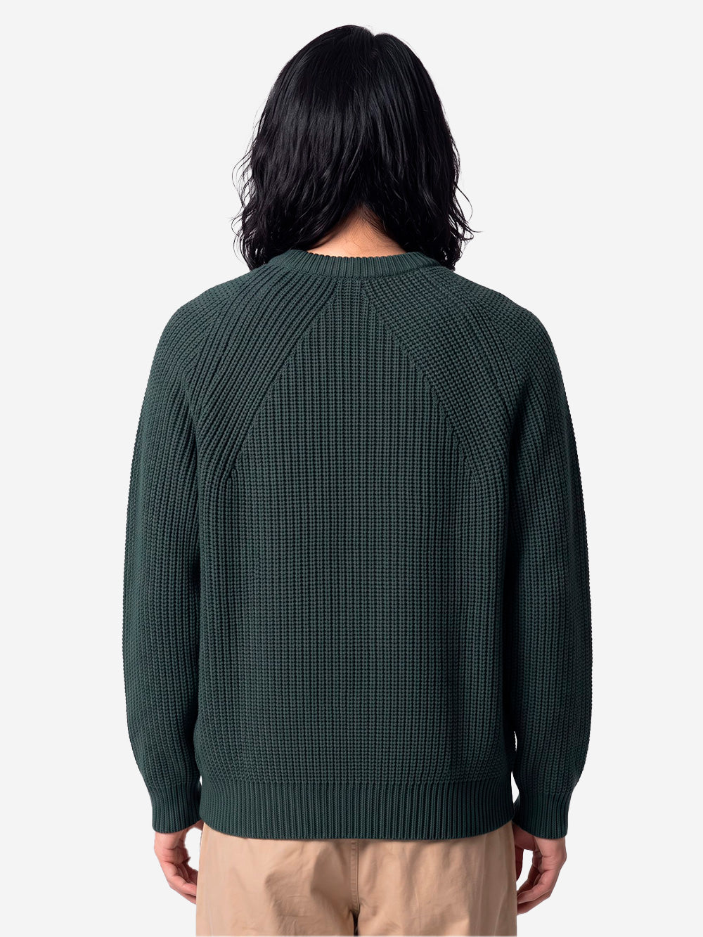 BATONER Signature Crew Neck maglione verde Foresta Urbanstaroma