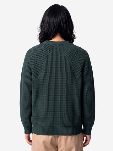 BATONER Signature Crew Neck maglione verde Foresta