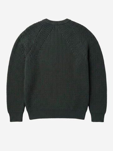 BATONER Signature Crew Neck maglione verde Foresta