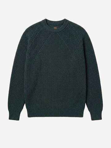 BATONER Signature Crew Neck maglione verde Foresta