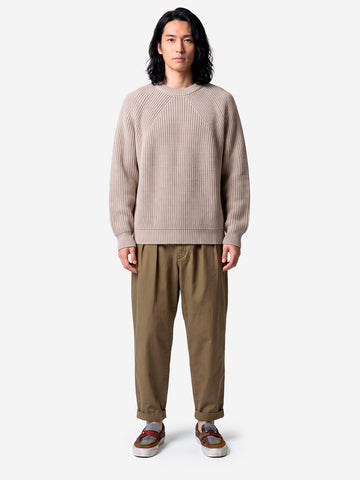 BATONER Signature Crew Neck maglione beige Beige