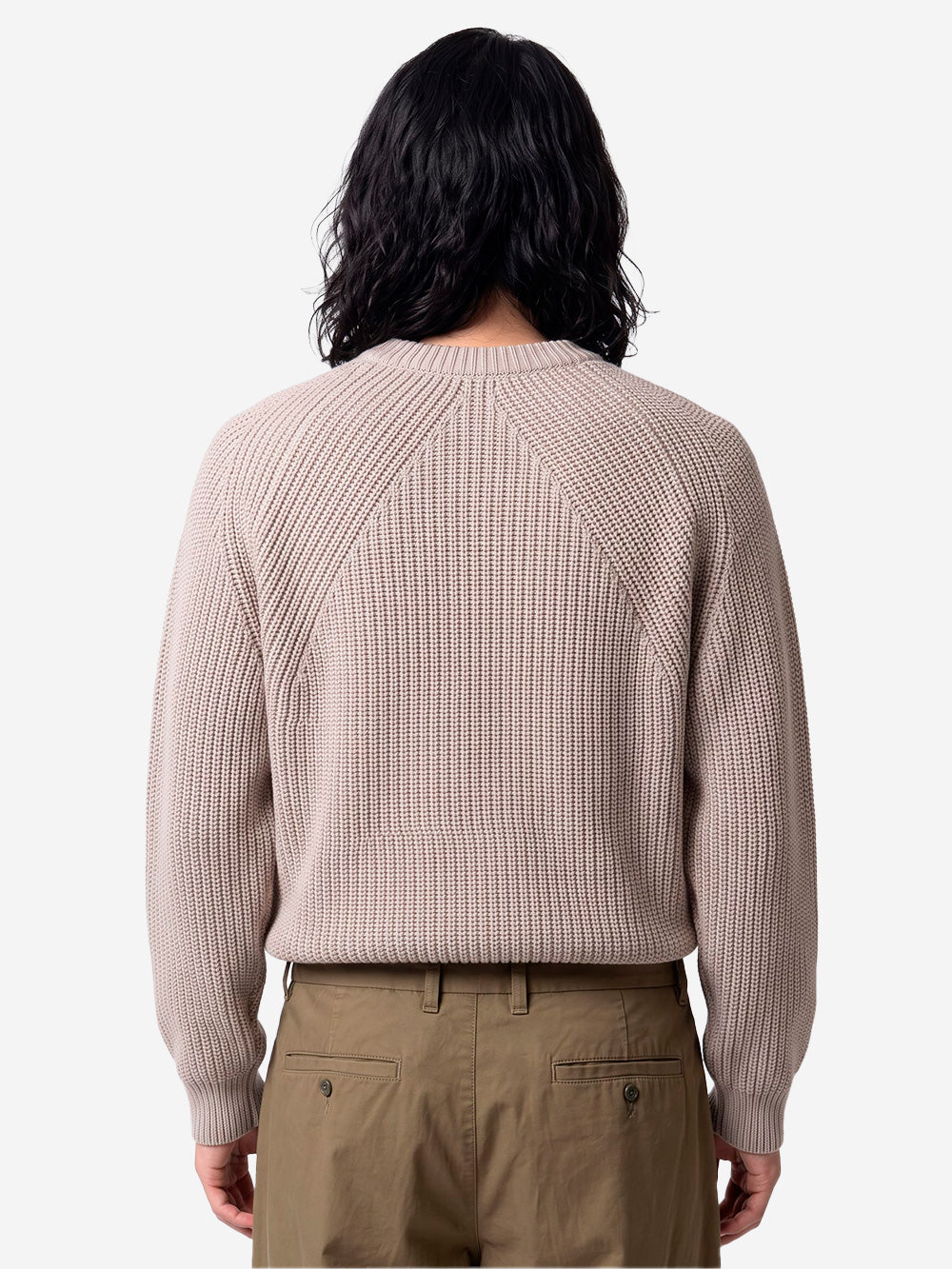 BATONER Signature Crew Neck maglione beige Beige Urbanstaroma