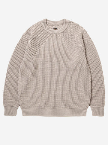 BATONER Signature Crew Neck maglione beige Beige