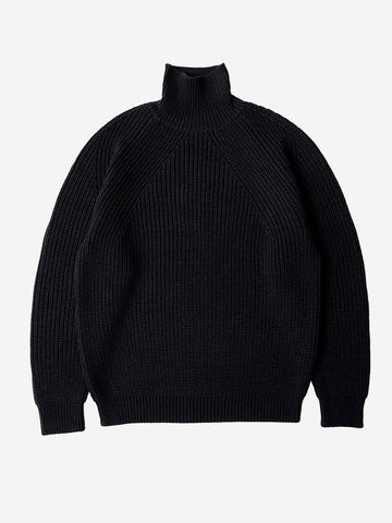 BATONER Signature Turtle Neck maglione nero Nero