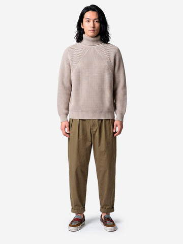 BATONER Signature Turtle Neck maglione beige Beige