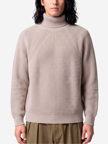 BATONER Signature Turtle Neck maglione beige Beige