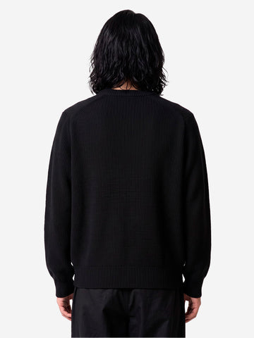 BATONER Solid Wool Tenjiku Signaure maglione nero Nero