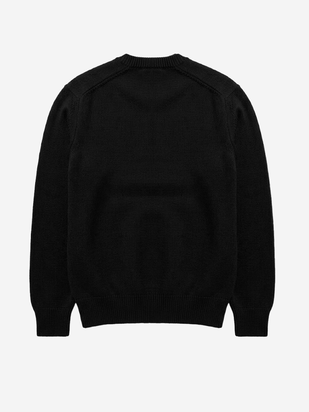 BATONER Solid Wool Tenjiku Signaure maglione nero Nero Urbanstaroma
