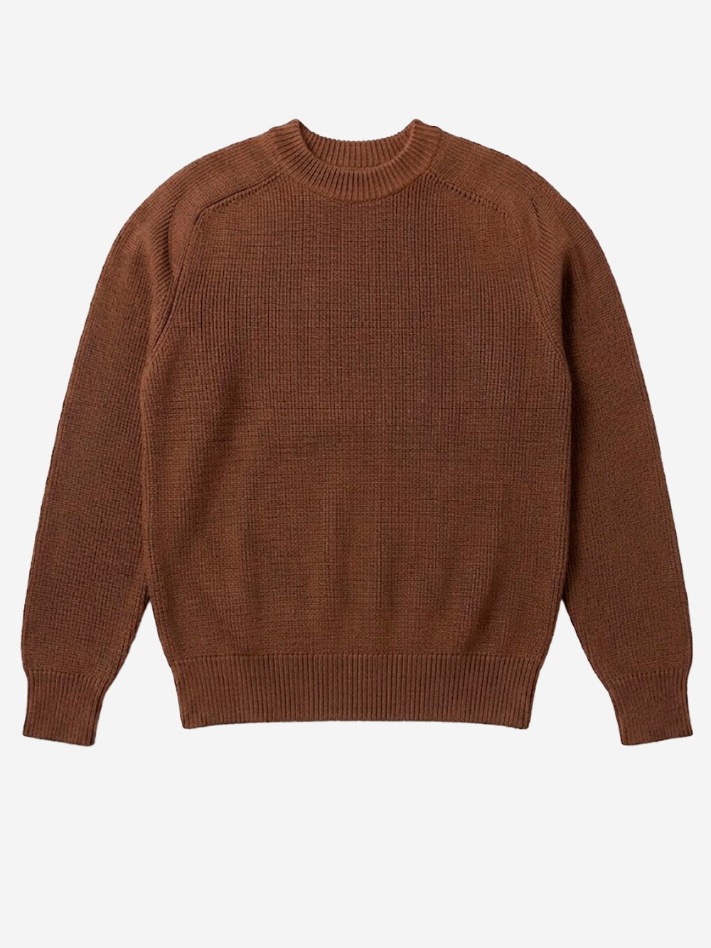 BATONER Solid Wool Tenjiku Signaure maglione marrone Cammello Urbanstaroma