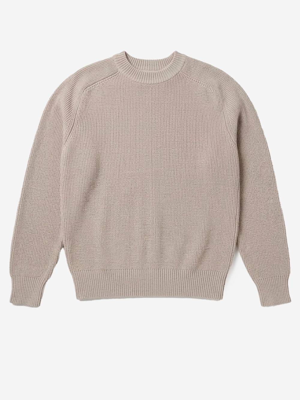BATONER Solid Wool Tenjiku Signaure maglione beige Beige Urbanstaroma