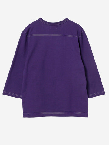 BEAMS BOY T-shirt viola Football a Maniche a 3/4 Viola