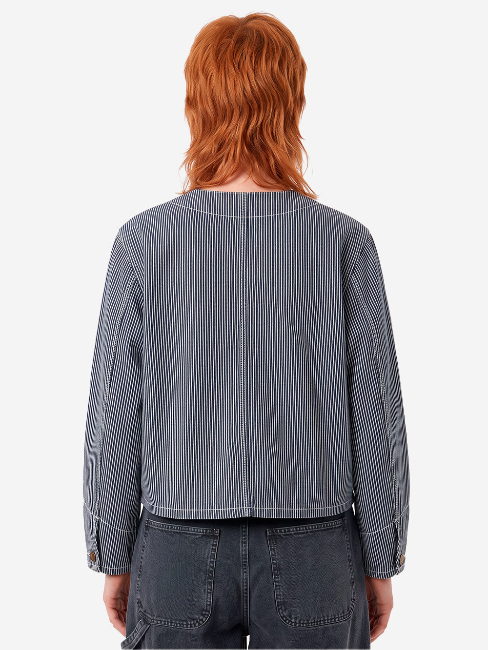 BEAMS BOY Giacca denim 'Engineer' Blu bianco Urbanstaroma