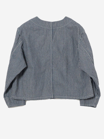 BEAMS BOY Giacca denim 'Engineer' Blu bianco