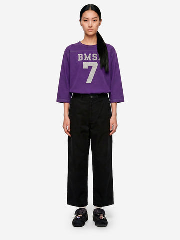 BEAMS BOY Pantaloni chino neri Nero