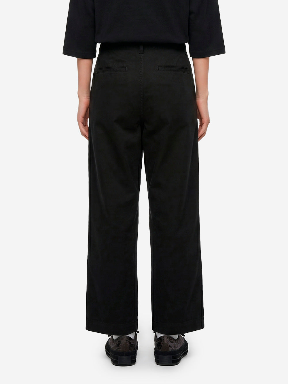 BEAMS BOY Pantaloni chino neri Nero Urbanstaroma
